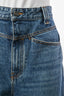Khaite Blue Barrel Leg Jeans Size 27