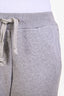 Gucci Grey Logo Stripe Sequined Cat Joggers Size L