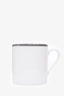 Hermès Chaine d'Ancre Printed Porcelain Tea Cup and Saucer Set of 2