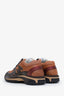 Pre-loved Chanel™ Brown Mesh Interlocking CC Logo Sneakers Size 39.5