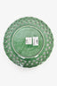 Christian Dior Green/Brown Porcelain 'Lily Sauvage' Collection Plate 5 Piece Sets