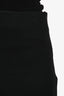 Moschino Cheap and Chic Black Cotton Ruffle Pencil Skirt Size 10