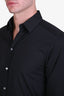 Dolce & Gabbana Black Cotton Button-Down Shirt Size 15-38 Men's
