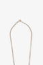 Pre-loved Chanel™ 2013 Gold-Plated Metal Black Resin CC Pendant Necklace