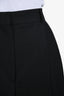 Toteme Black Wool Blend Double-Pleated Tailored Trousers Size 40 with Tags