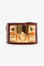 Hermès 2013 Rouge Shiny Alligator Mississippiensis Collier De Chien Bracelet