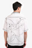 Jacquemus White Cotton 'Le Paysan' Dog Print Button Down Shirt Size 48 Mens