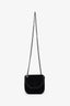 Stella McCartney Black Velvet Mini Falabella Box Shoulder Bag