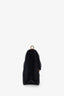 Christian Dior Navy Leather Addict Crossbody Bag with Canvas Strap