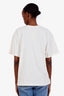 Rhude Cream Cotton Logo T-Shirt Estimated Size L