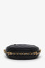 Pre-loved Chanel™ 2018 Black Chevron Leather Round As Earth Crossbody Bag