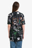MM6 Maison Margiela Green Cotton Long T-Shirt Shirt Size M