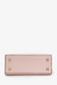 Strathberry Pink Leather Nano Top Handle with Strap