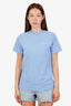 Sporty & Rich Blue 'Drink More Water' T-Shirt Size XS