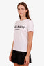 Balmain White Cotton Logo T-Shirt Size XS