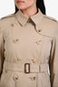Burberry Beige Chelsea Long Heritage Trench Coat Size 10 US