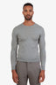 Ralph Lauren Purple Label Grey Cashmere Crewneck Sweater Size XS Mens