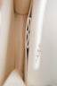 Pre-loved Chanel™ 2014 White Quilted Lambskin Delivery Cutout 2way Bag