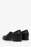 Gucci Black Interlocking G Horsebit Loafer Size 38
