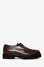 Max Mara Brown Leather Suede Oxfords Size 41
