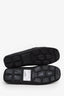 Gucci Black Leather Web Driving Loafers Size 9 Men's