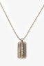 Tiffany & Co. Sterling Silver Atlas Dog Tag Necklace