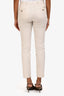 Prada 2018 Light Grey Cotton Blend Crop Pants Size 38