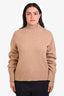 Frame Beige Wool 'Swingy' Turtleneck Sweater Size M