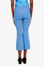 Smythe Blue Cropped Flare Pants Size 00