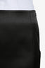 Frame Black Satin Mini Skirt Size 6