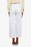 Reformation White Cary Low Rise Jeans Petite Size 23