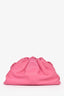 Bottega Veneta Pink Leather Mini Pouch Bag