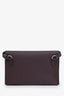 Hermès 2023 Rouge Sellier Epsom Leather Hermèsnap Wallet With Strap