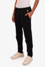 Moncler Black Logo Patch Track Pants Size L Mens