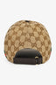 Gucci Tan Canvas GG Monogram Baseball Cap