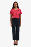 Veronica Beard Jeans Navy Blue Cropped Jeans Size 24