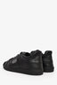 Christian Dior Black Leather and Suede CD Logo Low Top Sneakers Size 39.5