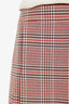 Akris Punto Beige/Multicolour Plaid Tweed Knee Length Pocket Detail Skirt Size 8