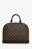 Louis Vuitton Damier Ebene Alma MM Top Handle Bag