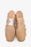 Christian Dior Nude Ankle Wrap Ballet Flats Size 40