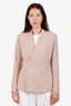 Rick Owens Pink Wool Double Breasted Blazer Size 10