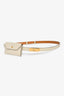 Hermès 2023 Cream Kelly Pocket 18 Belt GHW