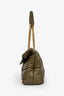Saint Laurent Olive Green Nappa Leather Medium Loulou Shoulder Bag