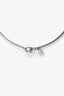 Pre-loved Chanel™ 2012 Silver Tone Brass Interlocking CC Pendant Necklace
