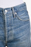 Citizens of Humanity Blue 'Emma' High Rise Wide Leg Crop Jeans Size 26