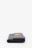 Gucci Black Leather Interlocking G Long Continental Wallet