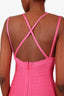 Herve Leger Pink Bandage Strappy Mini Dress Size S