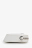 Prada White Patent Leather Square Crossbody Bag