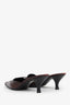 Prada Burgundy Leather Pointed Toe Heels Size 39