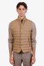 Ralph Lauren Purple Label Khaki Linen and Cotton Button Up Vest Size S